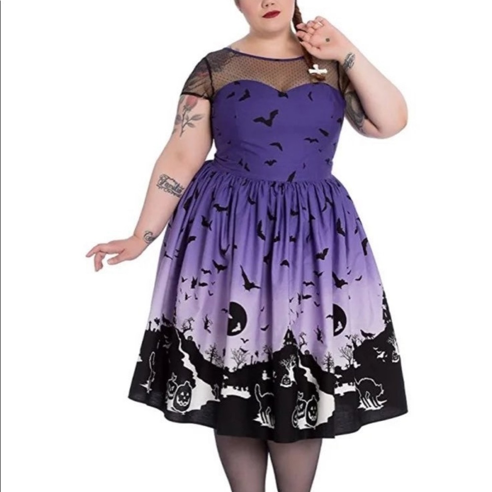 NWOT hell bunny graveyard haunt dress